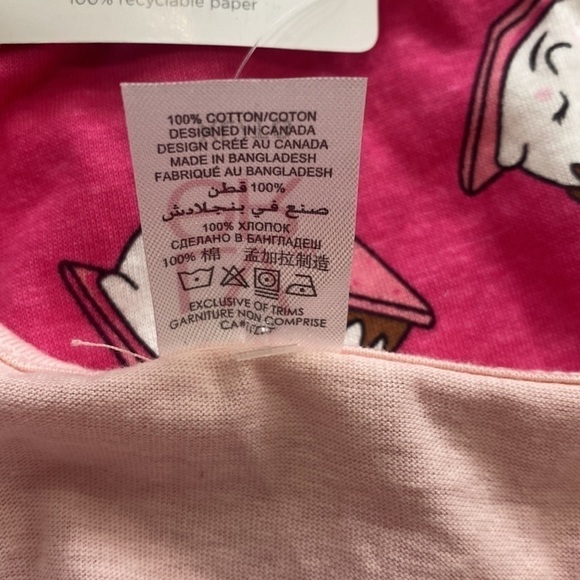 Nwt Pj Set Shorts And Tank 100% Cotton - Picture 10 of 11